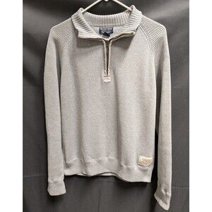 Ralph Lauren Polo Jeans Co Pullover 1/4 Zip Sweater Men’s Size XL Gray